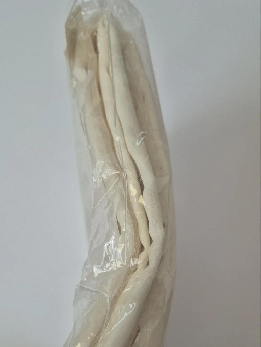 Vintage S. Lichtenberg Sheer Curtain Panel Gigi Egg Shell Polyester 84